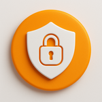 Cybersecurity & Data Privacy Icon – 3D Shield & Lock Badge | Technopedia