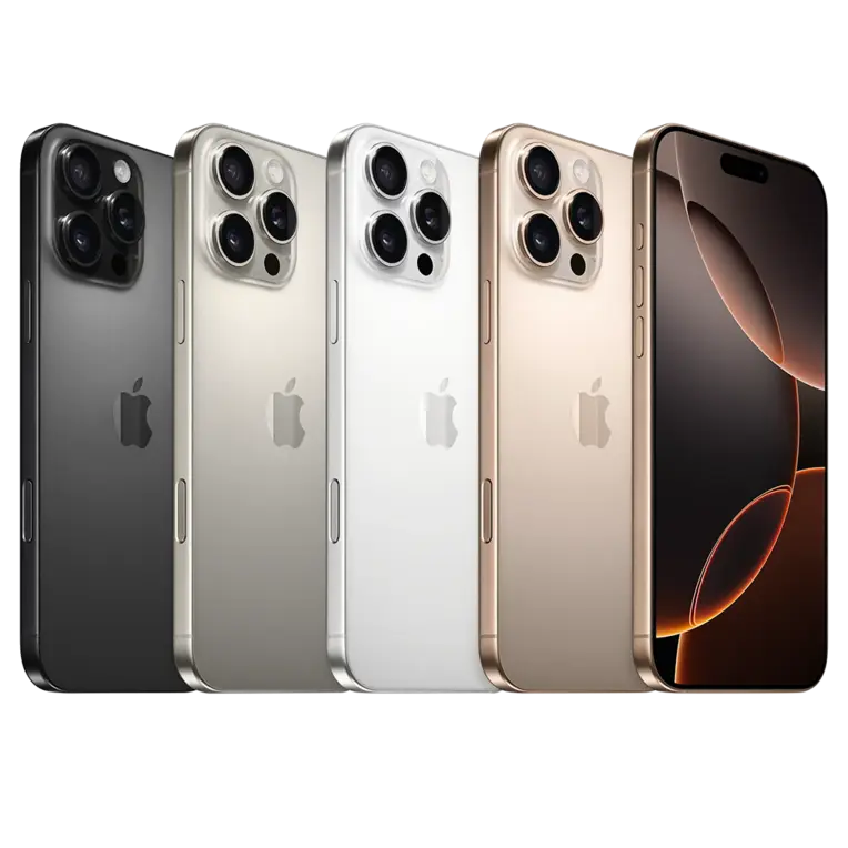 iPhone 16 Pro Max color lineup showcasing Apple’s latest flagship model, featured in the iPhone 16 Pro Max price drop on Amazon.